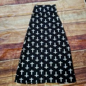 High Waisted small maxi skirt EUC 😍